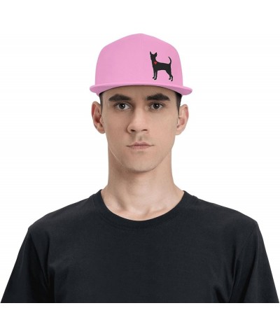 Chihuahua Dog with Heart Hat for Men Women, Adjustable Baseball Cap Pink $8.35 Baseball Caps