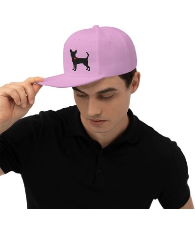 Chihuahua Dog with Heart Hat for Men Women, Adjustable Baseball Cap Pink $8.35 Baseball Caps