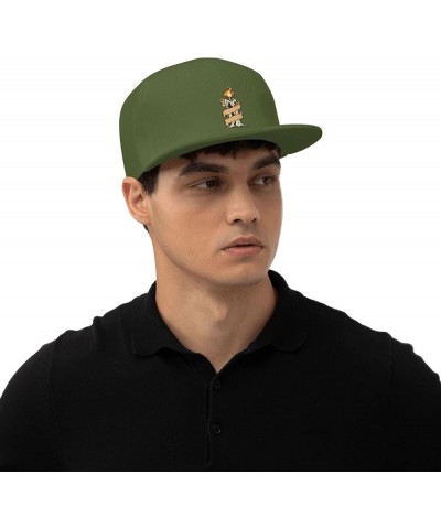 Scary Candles Baseball Cap for Men Women Snapback Hat Trucker Flat Bill Caps Sun Hat Moss Green $13.47 Baseball Caps