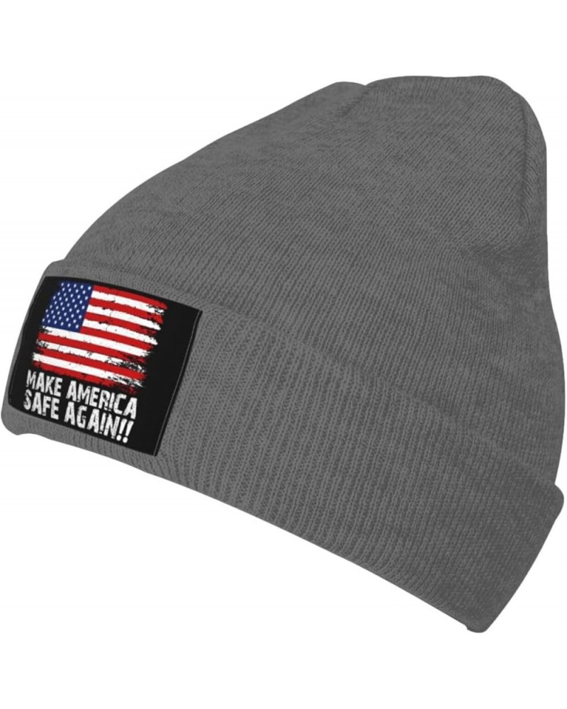 Make America Sage Again Beanie Hat for Men Women Knit Skull Cap Warm Hats Black Knitted Caps Deep Heather $8.71 Skullies & Be...