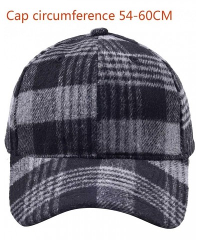 Unisex Classic Low Profile Cotton Baseball Cap Plaid Soft Unconstructed Adjustable Size Dad Hat Cotton Canvas Hat Red $7.43 B...