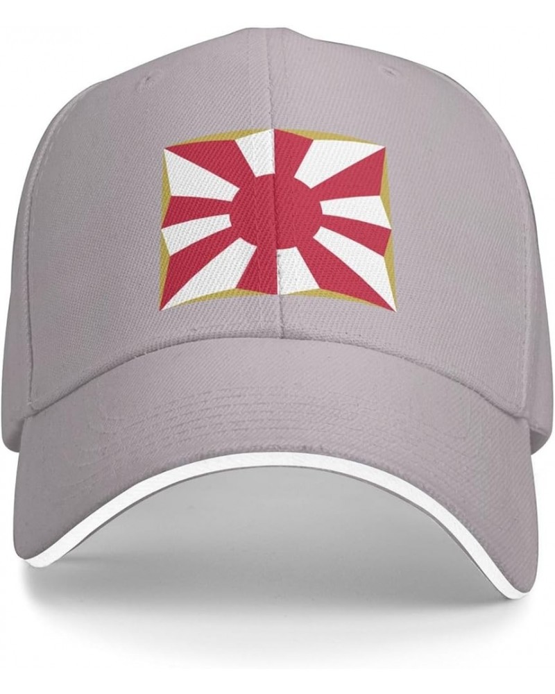 Flag of The Japan Self-Defense Forces Sandwich Hat Adjustable Baseball Cap Black Gray $9.05 Baseball Caps