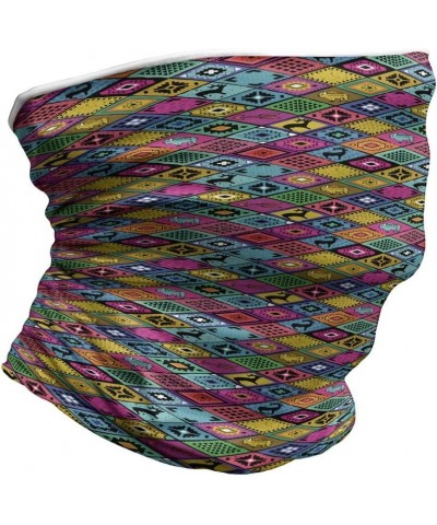 Unisex Multicolor Face and Neck Warmers Boho Patchwork $9.00 Scarves