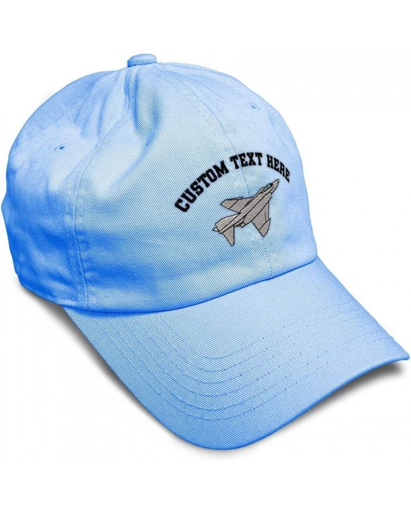 Soft Baseball Cap F-4 Phantom Silver Embroidery Cotton Dad Hats for Men & Women Light Blue Personalized Text Here $11.20 Base...