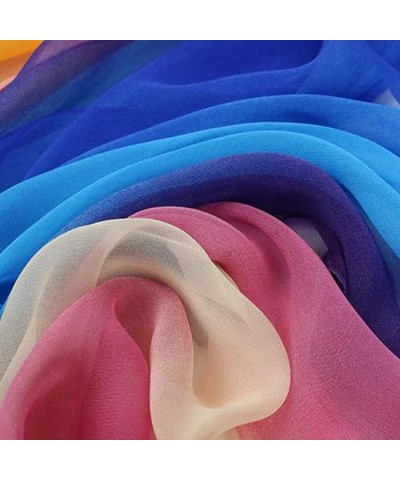 Gradation Color Silk Scarf Women Georgette Shawl Lady Thin Beach Towel Wraps Female Simulation Silk Scarves 3 160 CM 160 CM 7...