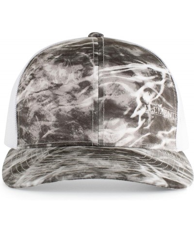 Agua Camo Snapback Trucker Elements Manta/White $9.52 Baseball Caps