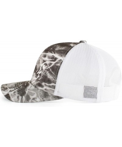 Agua Camo Snapback Trucker Elements Manta/White $9.52 Baseball Caps