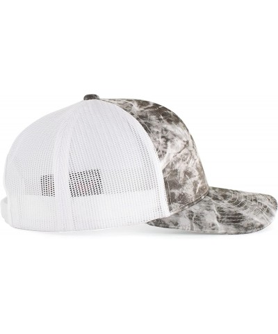 Agua Camo Snapback Trucker Elements Manta/White $9.52 Baseball Caps