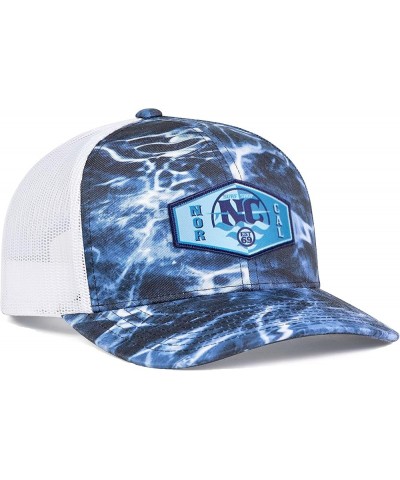 Agua Camo Snapback Trucker Elements Manta/White $9.52 Baseball Caps