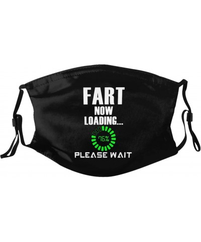 Fart Now Loading Face Mask Adjustable Breathable Balaclava with Filter Black $8.97 Balaclavas