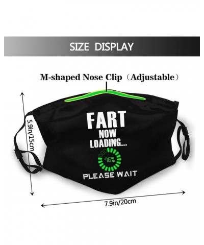 Fart Now Loading Face Mask Adjustable Breathable Balaclava with Filter Black $8.97 Balaclavas