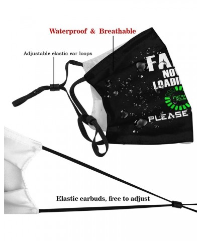 Fart Now Loading Face Mask Adjustable Breathable Balaclava with Filter Black $8.97 Balaclavas