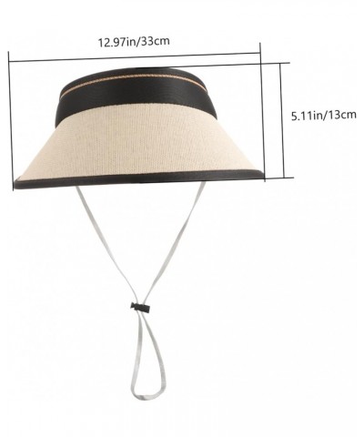 2pcs Empty Top Hat Straw Sports Golf Miss As Shownx4pcs $10.97 Sun Hats