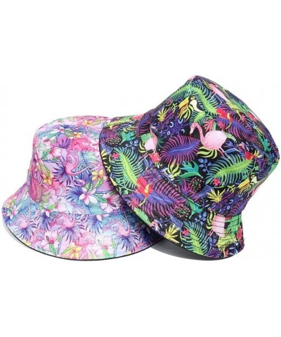 Flower Print Fisherman Hat for Women,Summer Outdoor Packable Cap Travel Beach Sun Hat $19.05 Sun Hats