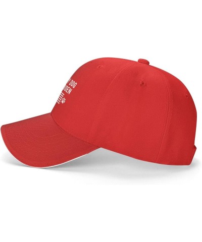 Even My Dog Hates Biden Us Dad Hat Black Adjustable Baseball Cap Novetly Sandwich Hats for Men Women Red $11.05 Baseball Caps