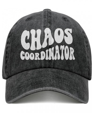 Chaos Coordinator Gifts for Men Chaos Coordinator Hat Baseball Cap Trucker Boss Day Gifts for Women Men Funny Black-12 $12.47...