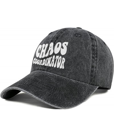 Chaos Coordinator Gifts for Men Chaos Coordinator Hat Baseball Cap Trucker Boss Day Gifts for Women Men Funny Black-12 $12.47...