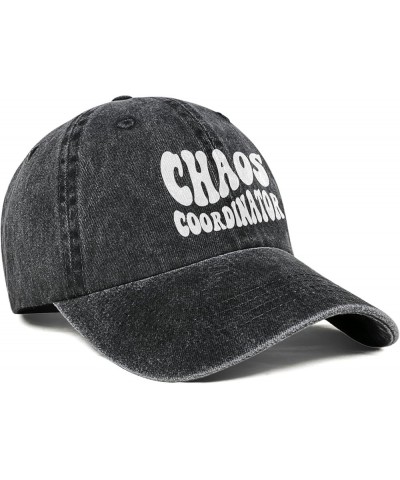 Chaos Coordinator Gifts for Men Chaos Coordinator Hat Baseball Cap Trucker Boss Day Gifts for Women Men Funny Black-12 $12.47...