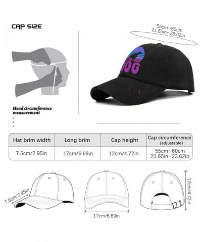 Dog Sunset Hats Runners hat AllBlack Womens Trucker hat Gifts for Daughter Cycling Cap Allblack $9.03 Sun Hats