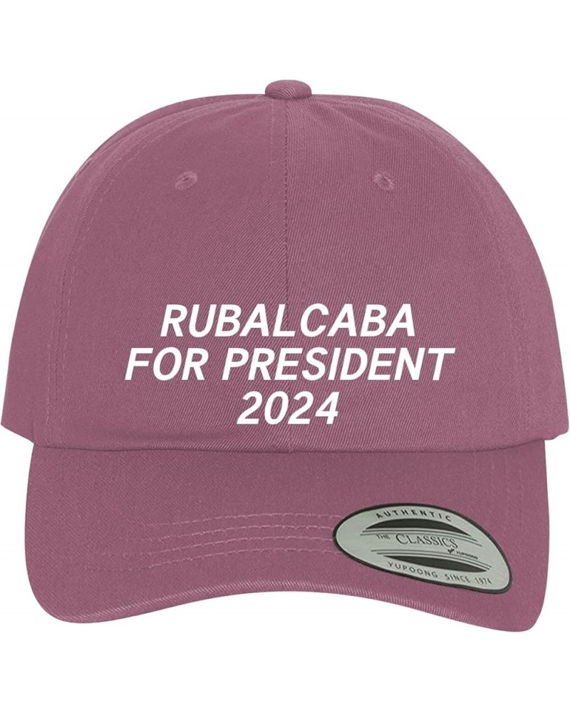 Rubalcaba for President 2024 - Comfortable Dad Hat Baseball Cap Pink $19.23 Baseball Caps