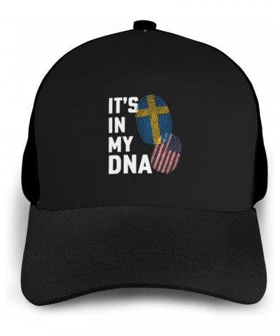 Adjustable Sweden It's in My DNA Baseball Cap for Men Women Baseball Hat Outdoor Casual Breathable Caps Trucker Hats Sun Hat ...