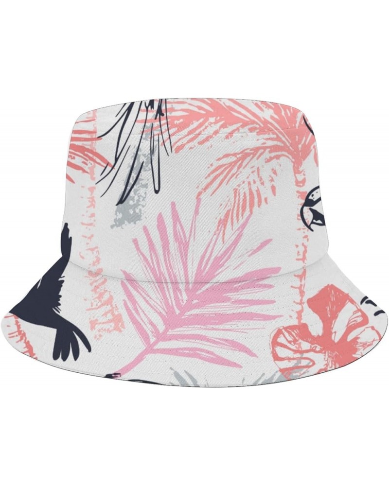 Funny Bucket Hat Beach Seamless Bucket Hats Summer Trendy Men Hats for Beach Accessories for Golf Must Haves Birds 1 $9.09 Bu...