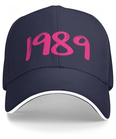 1989 Hat Country Music City Oversized Tour Baseball Cap Golf Dad Hat Trucker Hat Men Women Navy Blue $12.97 Baseball Caps