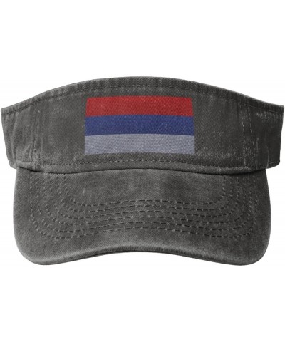 Flag of The Republika Srpska Knitting Effect Sun Hat Sun Visor Hats for Women Men Baseball Cap Golf Hats Deep Heather $9.47 V...