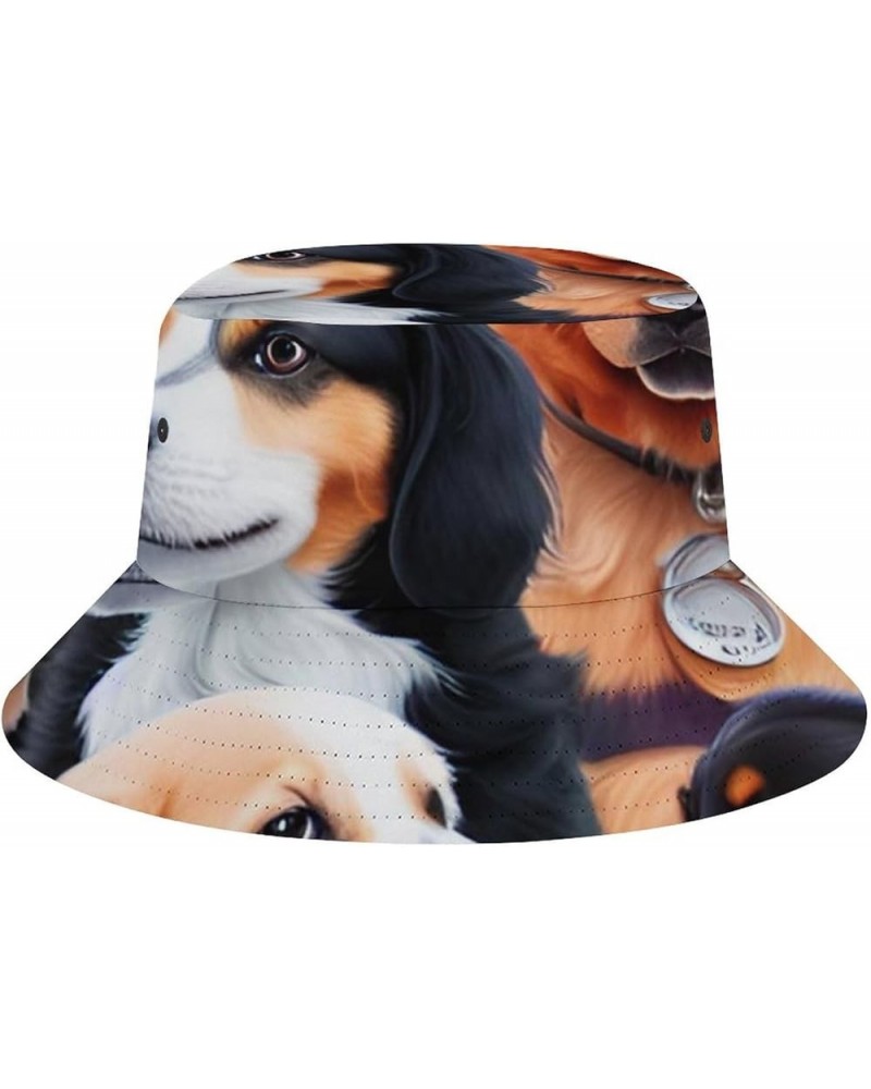 Fisherman Bucket Hat Wide Brim Sun Cap Boonie Hat Trucker Cap for Running/Sports Pattern 11 $13.91 Bucket Hats