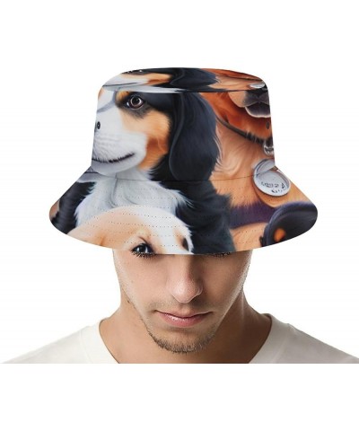 Fisherman Bucket Hat Wide Brim Sun Cap Boonie Hat Trucker Cap for Running/Sports Pattern 11 $13.91 Bucket Hats