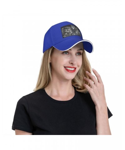 Anime Afro Samurai Sport Casual Sandwich Outdoor Baseball Cap Man Cap face Small Sunscreen Female Sun Visor Blue $16.31 Sun Hats