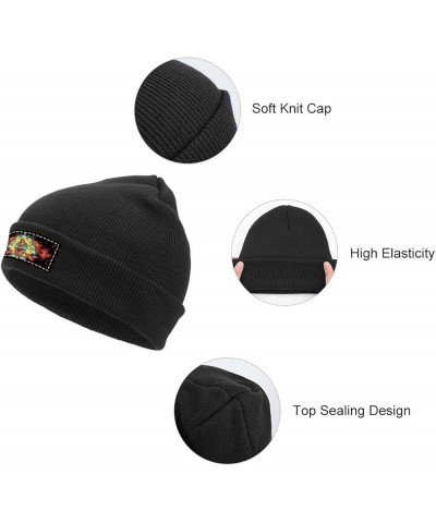 Our Lady of Guadalupe Virgin Mary Winter Hat Black Warm Skull Knit Hats Beanie Novetly Cap for Men Women Black57 $16.78 Skull...