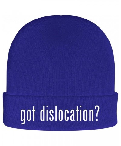 got Dislocation? - Soft Adult Beanie Cap Blue $15.88 Skullies & Beanies