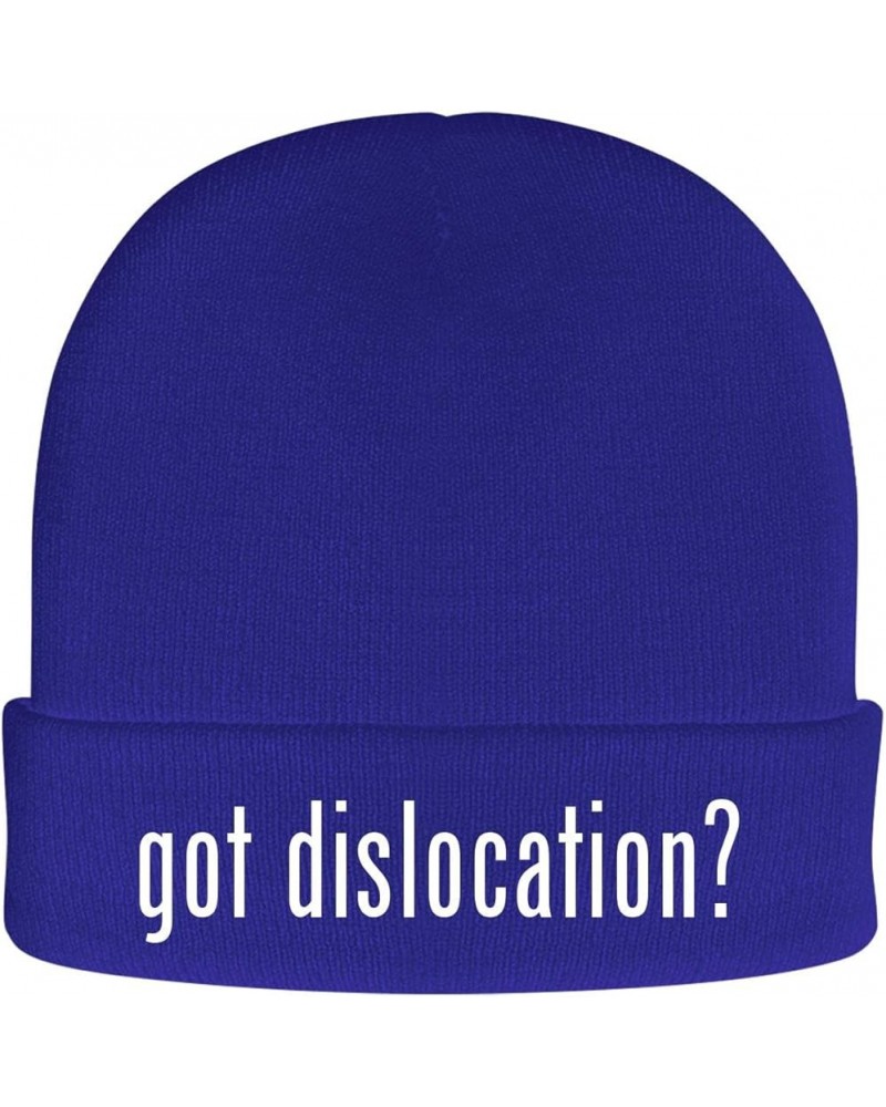 got Dislocation? - Soft Adult Beanie Cap Blue $15.88 Skullies & Beanies