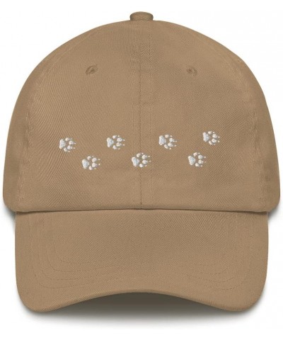 Wolf Tracks Hat for The Outdoors, Camping, Hiking & Wildlife Enthusiast! | Multiple Hat Colors Available Khaki $17.53 Basebal...