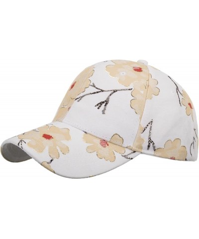 Fashion Women Men Sport Letter Print Breathable Beach Baseball Cap Hip Hop Hat Sun Hat Happy Birthday Madame A-white $10.20 S...