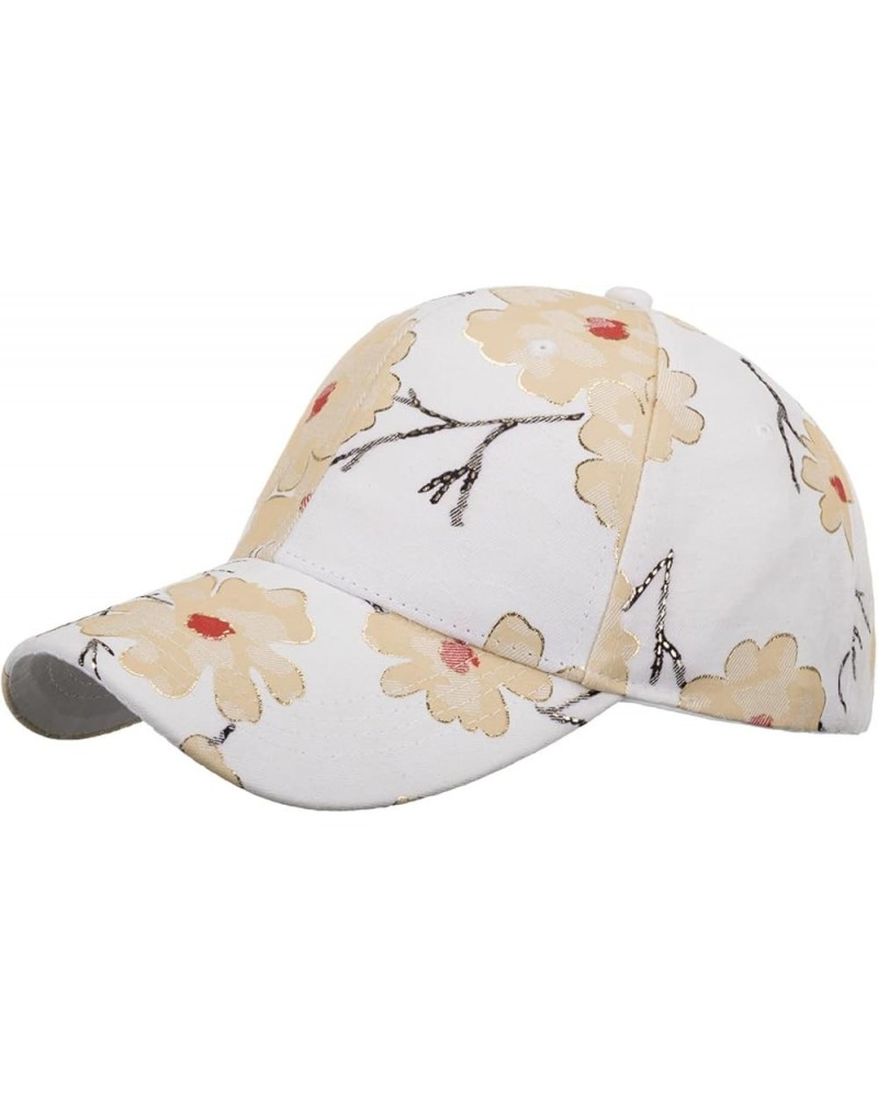 Fashion Women Men Sport Letter Print Breathable Beach Baseball Cap Hip Hop Hat Sun Hat Happy Birthday Madame A-white $10.20 S...