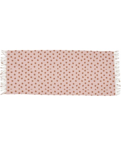 Cute Bear Head Pattern Soft and Comfortable Imitation Cashmere Scarf - Lightweight, Warm, and Breathable $12.96 Scarves