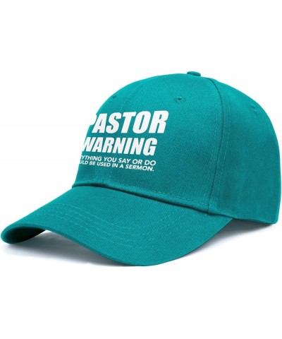 Pastor Warning Hat Pastor Warning Cap Pastor Warning Anything You Say or Do Could Be Used in a Sermon Hat Gifts Sky-blue $9.8...