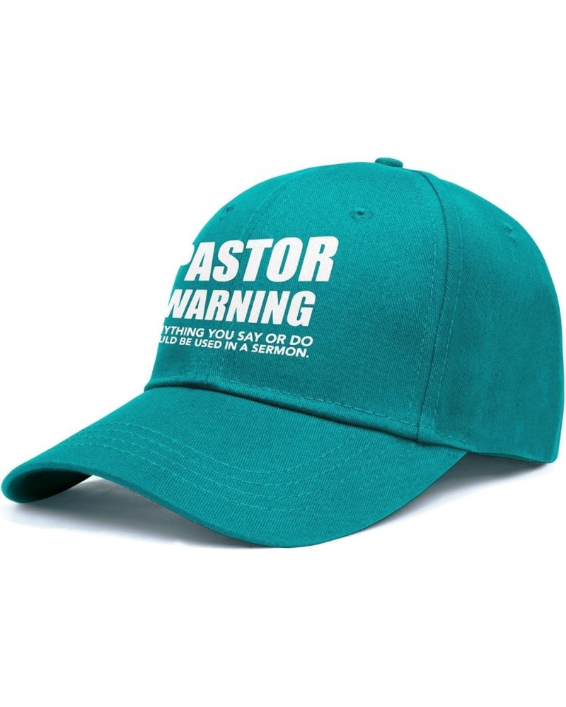 Pastor Warning Hat Pastor Warning Cap Pastor Warning Anything You Say or Do Could Be Used in a Sermon Hat Gifts Sky-blue $9.8...