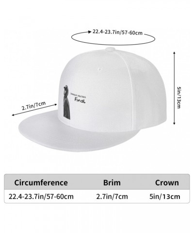 Enrique Singer Iglesias Flat Brim Hat Baseball Cap for Men Women Adjustable Snapback Caps Summer Trucker Hat White $11.59 Bas...