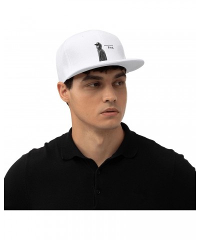 Enrique Singer Iglesias Flat Brim Hat Baseball Cap for Men Women Adjustable Snapback Caps Summer Trucker Hat White $11.59 Bas...