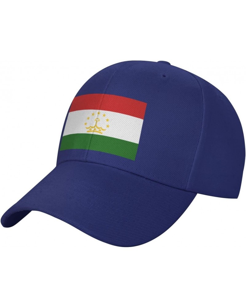 Classics Baseball Cap Tajikistan Flag Caps Adjustable for Women Men Blue $14.44 Baseball Caps