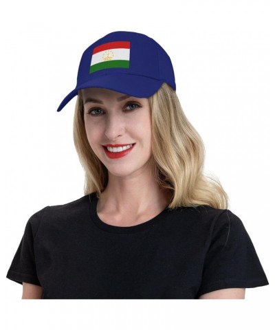 Classics Baseball Cap Tajikistan Flag Caps Adjustable for Women Men Blue $14.44 Baseball Caps