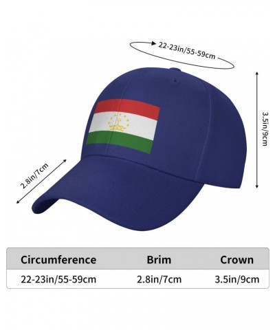 Classics Baseball Cap Tajikistan Flag Caps Adjustable for Women Men Blue $14.44 Baseball Caps