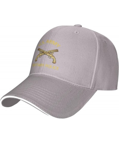 United States Army Military Police Veteran Men and Women Adjustable Baseball Cap Gray $18.46 Baseball Caps