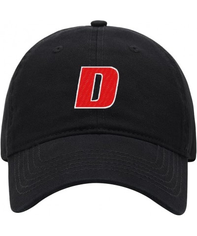 Baseball Cap Men Women Handsome Letter D Embroidered Unisex Classic Adjustable Strapback Dad Hat Black $11.65 Baseball Caps