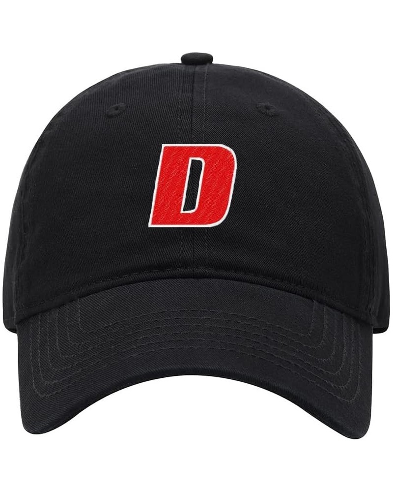 Baseball Cap Men Women Handsome Letter D Embroidered Unisex Classic Adjustable Strapback Dad Hat Black $11.65 Baseball Caps