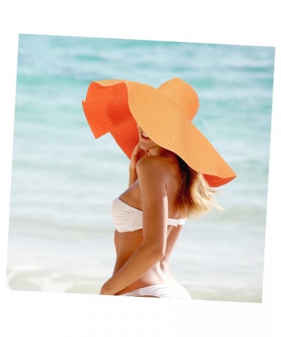 2pcs Oversized Sun Hat Beach Straw Hat Trendy Sun Hat Lightweight Straw Hat Breathable Straw Hat Wide Orangex2pcs $11.07 Sun ...