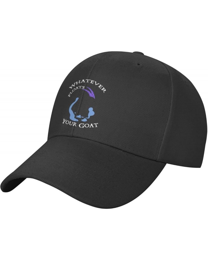 Unisex Baseball Hats Whatever Floats Your Goat Classic Dad Hat Adjustable Casquette Cap Black $9.71 Baseball Caps